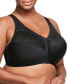 Plus Size Full Figure Magiclift Natural Shape Front Closure Wirefree Bra
