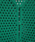 ფოტო #3 პროდუქტის Women's Button Crochet Dress