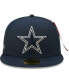 Фото #4 товара Men's x Alpha Industries Navy Dallas Cowboys Alpha 59FIFTY Fitted Hat
