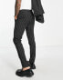 ASOS DESIGN skinny suit trousers in black stripe