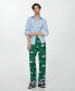 ფოტო #5 პროდუქტის Women's Printed Straight Pants