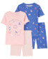 Фото #8 товара Kid 4-Piece In The Stars Pajamas Set 14