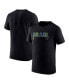 Фото #1 товара Men's Black Brazil National Team Lights T-Shirt