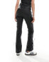 Фото #10 товара Weekday Cassidy co-ord lace up slim trousers in black
