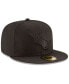 Фото #4 товара Jacksonville Jaguars Chase Black on Black 59Fifty Fitted Cap
