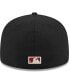 Фото #5 товара Men's Black Chicago White Sox Meteor 59FIFTY Fitted Hat