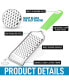 Фото #2 товара Professional Stainless Steel Flat Handheld Cheese Grater (Green)