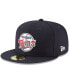 Men's Navy Minnesota Twins Cooperstown Collection Wool 59FIFTY Fitted Hat Синий, 7 - фото #1