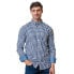 ფოტო #1 პროდუქტის Mens' Organic Long Sleeve Stretch Poplin Button Down Shirt