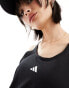 adidas Training Essentials tank in black