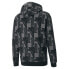 Фото #2 товара Puma Power Aop Hoodie Fl Big Tall Mens Size 3XLT Casual Outerwear 67217501