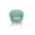 Кресло DKD Home Decor Зеленый Серебристый Металл Пластик 80 x 75 x 86 cm