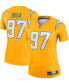 Фото #2 товара Women's Joey Bosa Gold-Tone Los Angeles Chargers Inverted Legend Jersey