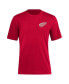 Men's Red Detroit Red Wings Blend T-shirt Красный, 2XL - фото #3