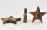 Фото #2 товара Dekorative Sterne aus Holz und Kuhleder