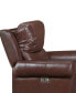 Фото #6 товара White Label Florentina 39" Leather Match Power with Power Headrest Reclining Chair