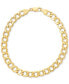 ფოტო #1 პროდუქტის Men's Beveled Curb Link Chain Bracelet in 10k Gold