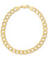 Фото #1 товара Men's Beveled Curb Link Chain Bracelet in 10k Gold