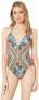 Фото #1 товара Kenneth Cole New York Women's 168475 Latter Front Halter One Piece Size S