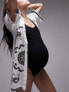 Фото #1 товара Topshop Maternity scoop back crinkle swimsuit in black