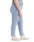 Фото #3 товара Trendy Plus Size Women's High-Waisted Mom Jeans