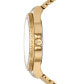 ფოტო #2 პროდუქტის Women's Lennox Three-Hand Gold-Tone Stainless Steel Bracelet Mesh Watch, 37mm