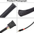 6 m - 5 mm cable tube, self-closing cable protection, 1 m heat shrink tubing, for charging cables, bicycles and cars