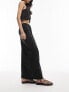 Topshop knot front co ord skirt in black 44 - фото #7