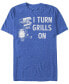 Фото #1 товара Men's Grills Turn Short Sleeve Crew T-shirt