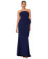 Фото #1 товара Women's Faux-Wrap Strapless Gown