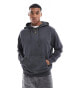 Jack & Jones super oversized hoodie in washed grey