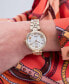 ფოტო #8 პროდუქტის Gc Flair Women's Swiss Gold-Tone Stainless Steel Bracelet Watch 34mm