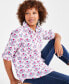 Фото #2 товара Women's Printed Cotton Perfect Shirt, Created for Macy's