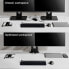Фото #2 товара Manhattan TV & Monitor Mount with built-in Dock/Hub - Desk - Full Motion (Gas Spring) - 2 screens (to 27") - Ports (x7): Ethernet - HDMI (x2) - USB-A (x3) and USB-C - Power Delivery (100W) to USB-C Port (Separate USB-C wall charger/cable needed),Dual Screen,VESA 10