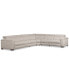 Nevio 157" 6-Pc. Fabric "L" Shaped Sectional Sofa, Created for Macy's