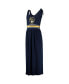 Women's Navy Milwaukee Brewers Game Over Maxi Dress
