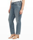 ფოტო #3 პროდუქტის Plus Size Suki Mid Rise Curvy Fit Straight Jeans