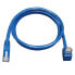 Фото #5 товара Tripp N204-005-BL-DN Down-Angle Cat6 Gigabit Molded UTP Ethernet Cable (RJ45 Right-Angle Down M to RJ45 M) - Blue - 5 ft. (1.52 m) - 1.52 m - Cat6 - RJ-45 - RJ-45