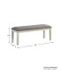 Фото #6 товара Homelegance Timbre Dining Room Bench