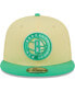 Фото #3 товара Men's Yellow, Green Brooklyn Nets 9FIFTY Hat