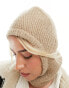 Фото #2 товара & Other Stories super soft knitted hood in beige