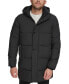 Фото #1 товара Men's Long Stretch Quilted Puffer Jacket
