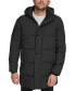 Men's Long Stretch Quilted Puffer Jacket