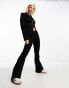 COLLUSION tailored flared trouser co-ord in black 44 - фото #8