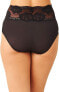 Wacoal 298270 Women's Light and Lacy Brief Panty, Black, X-Large