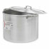 Casserole with Lid Ø 36 cm Silver Aluminium (2 Units)