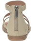 ფოტო #3 პროდუქტის Women's Nayda T-Strap Gladiator Flat Sandals