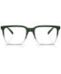 Unisex Rectangle Eyeglasses, AN721555-O