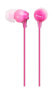 Фото #1 товара Sony MDR-EX15LP - Headphones - In-ear - Music - Pink - 1.2 m - Wired