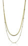 Adelyn Double Gold Plated Necklace EWN23094G